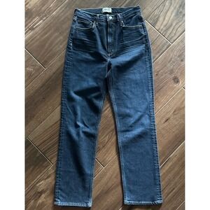 AGOLDE Womens High Rise Stovepipe Straight Leg Jeans Size 28 Blue Denim Mom Jean